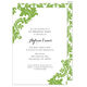 Nature Green Damask Invitations Image 7 of 7